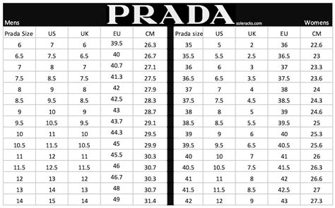 prada size conversion chart|Prada shoe size chart women.